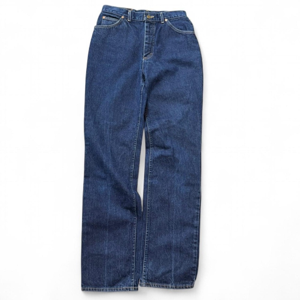 Rare Vintage 80s Lee High Waisted Straight Leg Union Made Jeans, Women's Size 12